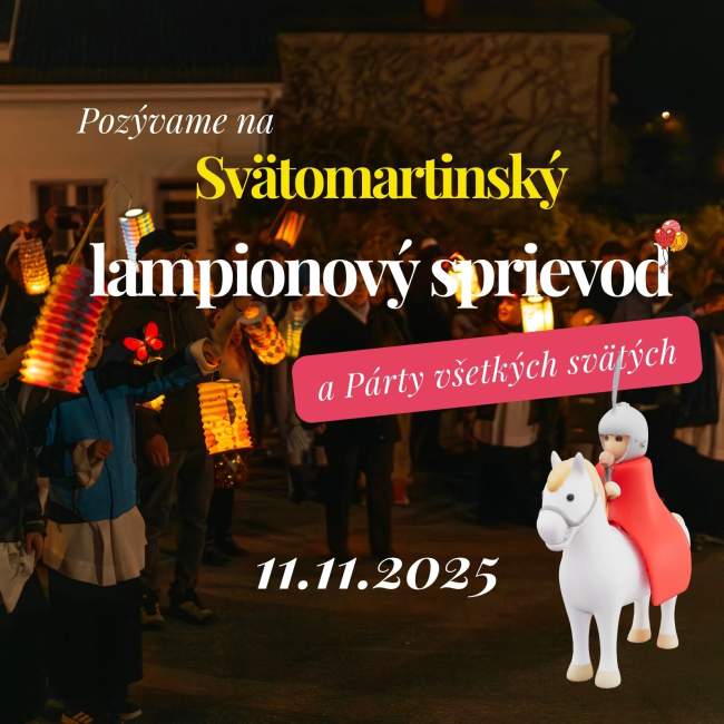 Lampiónový sprievod so sv. Martinom