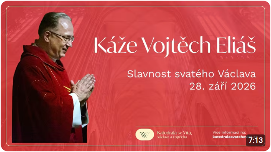 Predigt von P. Vojtěch zur Feier des heiligen Wenzel